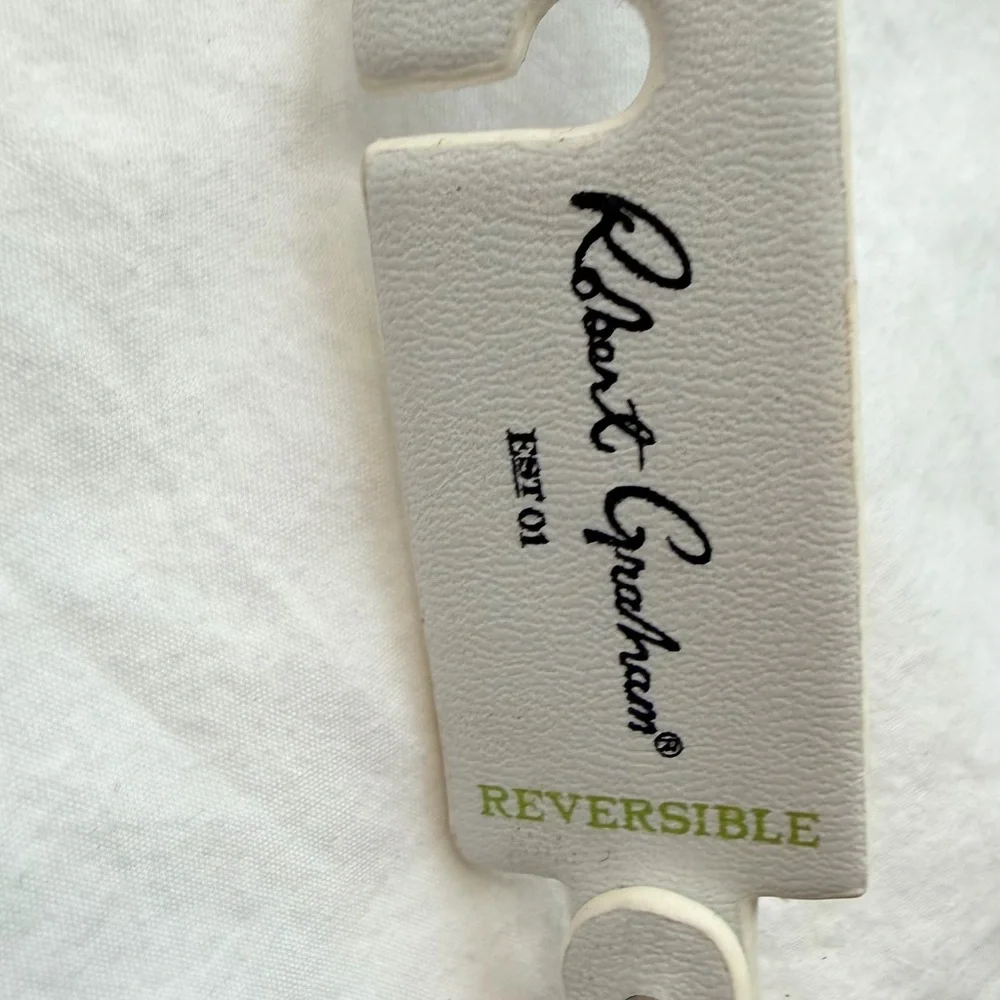 Robert‎ Graham Black Belt with Polished Silver Buckle